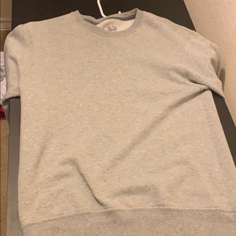Gray sweatshirt